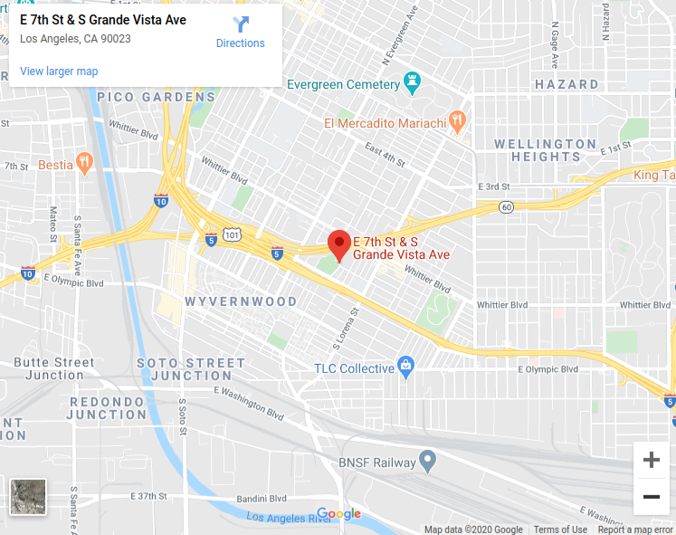 map of grande vista and 7th